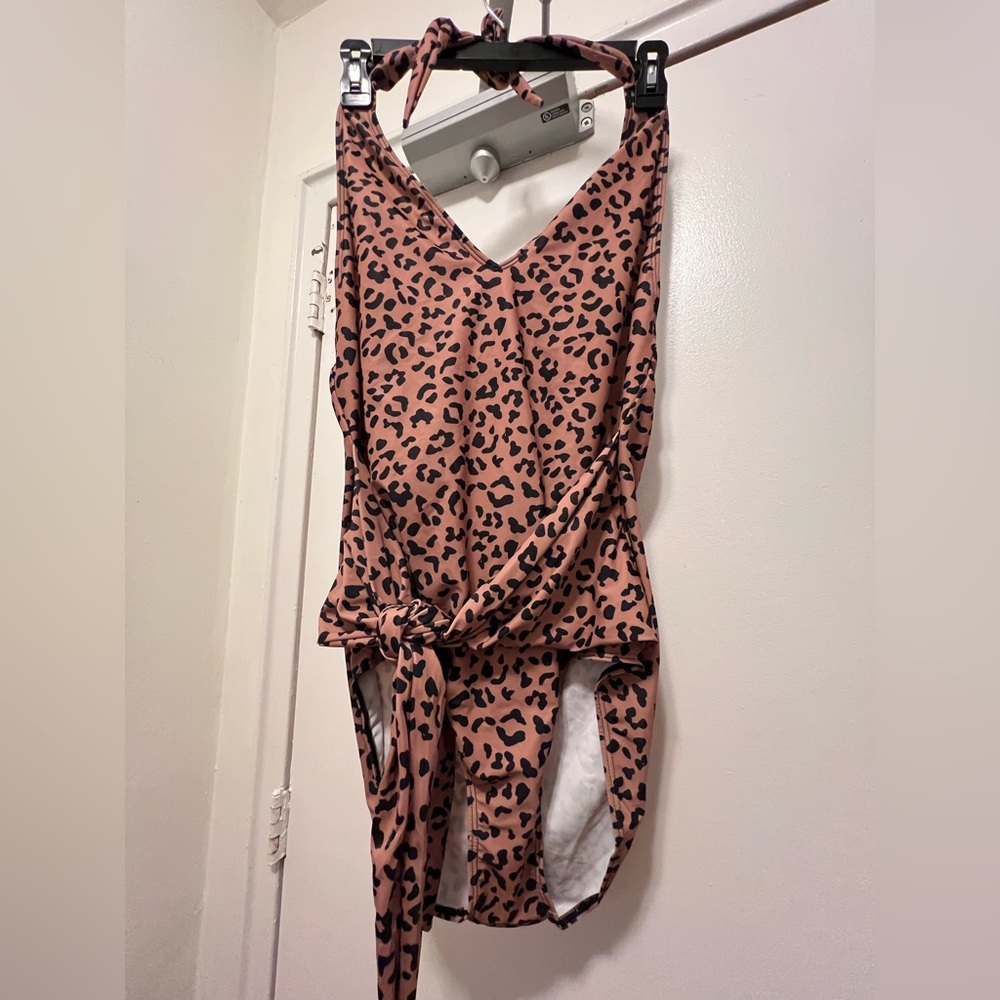 Leopard Print Women's Swimwear